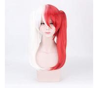 Boku no Hero Academia Cosplay Costume Uniforme Scolaire Mon héros Academia Costumes École Sportswear À Manches Courtes Tops + Pantalon + Perruques XXL Shoto Todoroki Perruque 1