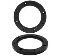 BokWin Lot de 2 entretoises universelles en plastique pour haut-parleurs de voiture - 10,2 cm - Noir