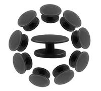 BokWin Lot de 300 boucles rondes en plastique pour chaussures - 12 mm - Pour bracelets et décorations de bricolage - Noir