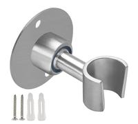 BokWin Support de pommeau de douche en acier inoxydable, réglable à 360 °, support mural en métal SUS 304 (installation à vis)