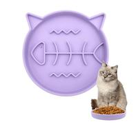 Bol à alimentation lente, interactif antidérapant, distributeur de nourriture en silicone, plat lent pour chien, matériau robuste anti-déversement, conception facile à nettoyer pour une digestion prop