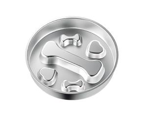 Bol À Alimentation Lente - Plat Puzzle pour Nourriture pour Chien, Assiette d'alimentation Anti-étouffement, Récipient De Repas Antidérapant pour Animaux De Compagnie, Entraîneur De Régime Durable