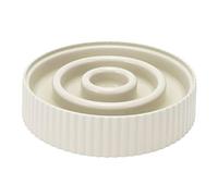 Bol à Animal de Compagnie Lent | SACE - Manger Bowl Food Bowl pour Chiens/Chats | La Base Robuste favorise la Digestion | MATÉRIEL PP Care Simple | Petits et Moyens Animaux (Beige)