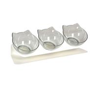 Bol À Animaux | Écuelle Ergonomique Anti-Renversement pour Animaux,Distributeur de Nourriture Sèche et Humide pour Chat,Convient À Eau Et Friandises, Races Petites À Grandes, Intérieur Et Extérieur