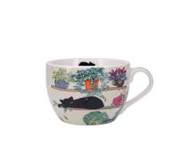 BOL A ANSE 500 ML + BOITE OUVERTE - BUG ART CHATON PLANTES - KIUB