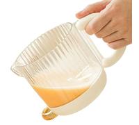 Bol à Battre les Œufs | Accessoire de Cuisine Ergonomique pour Pâtisserie et Préparation | Tasse à Battre les Œufs Multifonction | pour Pâte à Gâteau, Jus, Sauces, Crème, Beurre, Poudre de