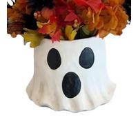 Bol à bonbons fantôme, pot de fleurs fantôme d'Halloween | Récipient à bonbons pour centre de table, collation, maison hantée, décoration de cheminée, présentoir de