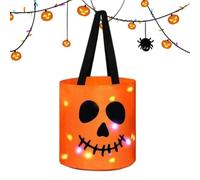 Bol à bonbons Halloween De Rangement Effrayant Lumineux Pour Snacks Et