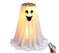 Bol à Bonbons Halloween sur Pied 8 Modes Télécommande Décoration de Porche