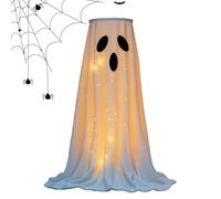 Bol À Bonbons Lumineux pour Halloween | Porte-Bonbons Fantôme pour Décorations De Porte Halloween | Figurine Mignonne pour Cuisine Salle de Bain Maison Jardin Porche Patio Porte Extérieur