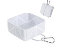 Bol à chiens - 500 ml de mangeoire pour chien pliant pour petits animaux de compagnie moyens, des voyages convivial avec un design pliable, un bol d'alimentation en plein air portable pour la randonné