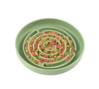 Bol à chiens d'alimentation lente, bol de mangeoire lent | Silicone Maze Dog Bowl Feeder lent - Supplies anti-glissement anti-glissement, les jouets interactifs s'arrêtent pour les gros petits animaux