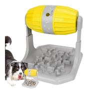 Bol à Chiens de Secours Lent - ABS Puzzle Bowl mangeur de Nourriture pour Chiens Interactive Game Table Vole de Nourriture Solution Alimentaire Puppy Chaton Salon intérieur Home Travel en Plein air