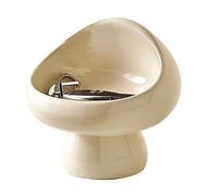 Bol à clés for table d'entrée, support en métal for bol bonbons, cadeau de décoration d'intérieur, for bureau - Blanc lait 15 x cm(Milk White)