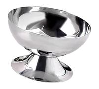 Bol à dessert sur pied stable - Pour salade, noix, crème glacée, sundae, cocktail, condiment - Hauteur : 11 cm