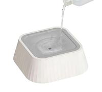 Bol à Eau Anti-Renversement pour Chien | 1.1L Récipient Anti-Goutte - Grand Capacité Bac à Eau Lent avec Base Anti-Dérapante | Chiot Intérieur Extérieur Voyage Voiture Caisse Sol