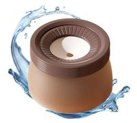 Bol à eau, mangeoire flottant anti-déversement de 1200 ml pour animaux de compagnie, pas de bol à goutte à goutte avec une fonction de consommation lente, accessoire d'animaux de compagnie pour la mai