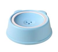 Bol à eau pour animaux de compagnie, distributeur de boisson portable pour animaux de compagnie, bol anti-éclaboussures, alimentation à eau lente avec base antidérapante pour chiens, chats, maison et