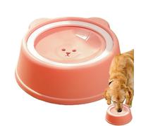Bol à eau pour animaux - Mangeoire lente qui ne mouille pas la bouche - Distributeur flottant pour chien, pour familles avec plusieurs animaux et voyages - Chiots chats