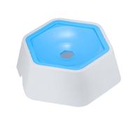 Bol à eau pour animaux - Mangeur lent anti-goutte pour l'eau - Bol antidérapant et anti-éclaboussures pour animaux domestiques en plein air pour chiens et chats
