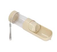 Bol à Eau pour Chien, 2 en 1 ABS 350 Ml un Bouton Distributeur de Bol à Eau Portable pour Chien pour Lapin pour le Camping (Blanc)