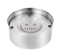 Bol à eau pour chien en acier inoxydable avec disque flottant anti