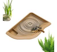 Bol À Eau Pour Terrarium Reptile | Bol D'Alimentation Et D'Eau Pour Reptiles | Grande Bassine Décorative Pour Dragon Barbu Tortue Serpents | Pour Aquarium Domestique Animaux Aquatiques Et Grimpeurs