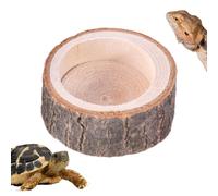 Bol à eau pour tortue - Gamelle à eau pour reptile | Bassin d'alimentation en grain de bois, tasse d'hydratation pour terrarium, tortue, gecko, lézard, grenouille, accessoire d'habitat amphibien