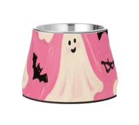 Bol à eau surélevé en acier inoxydable pour animaux de compagnie - Mignon et effrayant - Pour chiens, chats, lapins, oiseaux, moustaches - Fatigue - Platon para perro