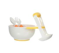 Bol à Écraser | Avec Cuillère Et Fourchette À Manche Épaissi Anti-Brûlure Écrasement Portable | Bol Moulin à Purée de Légumes - Pour Fruits Poisson Poulet Pomme De