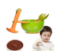 Bol à Écraser,Avec Cuillère Et Fourchette Anti-Brûlure Et Anti-Dérapant | Bol Moulin à Purée de Légumes - pour Légumes Poisson Poulet Pomme de Terre