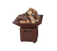 Bol A Feu Mini Cevenol Corten Carre 42 Simple Cuve