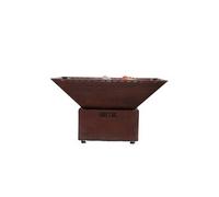 Bol A Feu Mini Cevenol Corten Carre 62 Simple Cuve