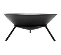 Perel Brasero, avec Support, 3 Pieds, Rond, 26 x Ø 56 cm, Fonte, Noir
