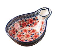 Bol à frites et à trempette pour fêtes - Assiette à raviolis en céramique avec bols à sauce - Peut être utilisé à haute température, pour les boulettes, les frites, les salades de légumes, etc