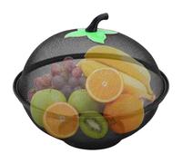 Bol à fruits avec couvercle, panier à fruits en treillis métallique de 11 pouces avec fond surélevé, panier nourriture élégant et fonctionnel pour la cuisine, bol avec couvercle, avec, Fr