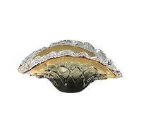 Bol à fruits, bol à fruits en verre, bol décoratif, bol à fruits en verre Art moderne sculpté à la main bol à fruits transparent maison salon restaurant plat à fruits décoratif panier à légumes bol à