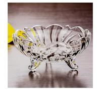 Bol à fruits, bol à fruits en verre, bol décoratif, petit bol à fruits en verre, assiette à bonbons, design à trois pieds, seau à fruits créatif, mini assiette à fruits, bol à dessert, panier à légume