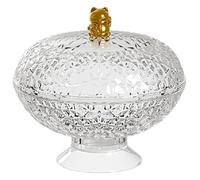 Bol à fruits Corbeille à fruits avec couvercle, bol décoratif en plastique, présentoir à desserts, support à vaisselle, collations, panier à fruits for la cuisine de la ferme, les pains, les collation