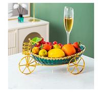 Bol à fruits Corbeille à fruits en métal, bol à fruits, assiette à fruits, bol à fruits, assiette de fruits secs en céramique, présentoir de noix et de baies, plateau de rangement de bonbons for colla