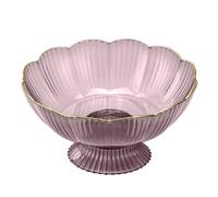 Bol à fruits décoratif - Support en acrylique, support de produits moderne, plateau de rangement polyvalent avec fentes d'aération | Plat d'affichage chic pour comptoir de cuisine, table à manger, Buf