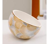 Bol à fruits en céramique, bol à éplucher, poubelle de bureau, plateau en porcelaine pour la maison, plateau pour collations et fruits, seau de rangement pour KTV,