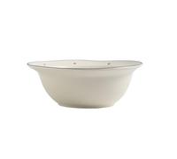 Bol à fruits en céramique, Bols à nouilles de 9 pouces, bol ramen en céramique japonaise, rond, motif pois(White)