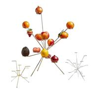 Bol à fruits explosif, feu d'artifice sur la table à manger, support à fruits flottant moderne en métal avec ventilation à 360°, support à fruits artistique pour comptoir de cuisine et table à manger