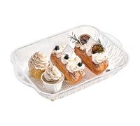 Bol à Fruits Moderne - Conteneur de Stockage Rectangulaire,Assiette À Collations | Pour Fêtes Mariages Anniversaires Vacances Fêtes Mariages Anniversaires Vacances Table de Salon Comptoir de Cuisine