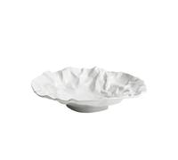 Bol à Fruits Moderne Folding deep plate, dishes, tableware, western-style salad, household ceramic(White1)