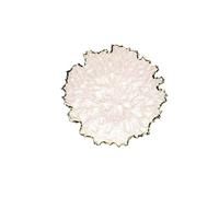 Bol à Fruits Moderne Gold Border Corn Leaf Plate Series Fruit Hotel Living Room(27cm)