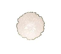 Bol à Fruits Moderne Gold Border Corn Leaf Plate Series Fruit Hotel Living Room(29cm)