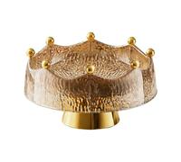 Bol à fruits, plat décoratif, 27,8 x 12,8 cm, centre de table, organisateur de cuisine, design 8 fourchettes, pour comptoir, salle à manger, fruits, légumes, collations