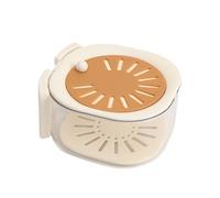 Bol à fruits pliable - Passoire et passoire multifonctions 16 x 15 x 8,5 cm, outil de préparation de cuisine avec poignée et couvercle, accessoire de salle à manger portable | Bol à fruits pliable